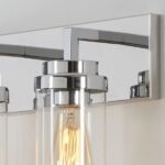 Krom renk makyaj masası aydınlatma banyo ayna üstü aplik - Görsel 3