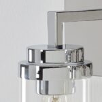 Krom renk makyaj masası aydınlatma banyo ayna üstü aplik - Görsel 4