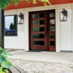 Modern giriş kapı yanı aplik aydınlatma duvar aplik - Görsel 9