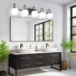 Modern glop küre camlı banyo ayna üstü aplik banyo aydınlatma - Görsel 3