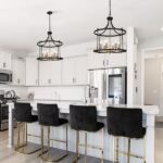 Modern sarkıt aydınlatma gold renk kablamalı salon avize - Görsel 4