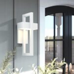 modern villa girişi led aplik aydınlatma dış mekan kullanıma uygun